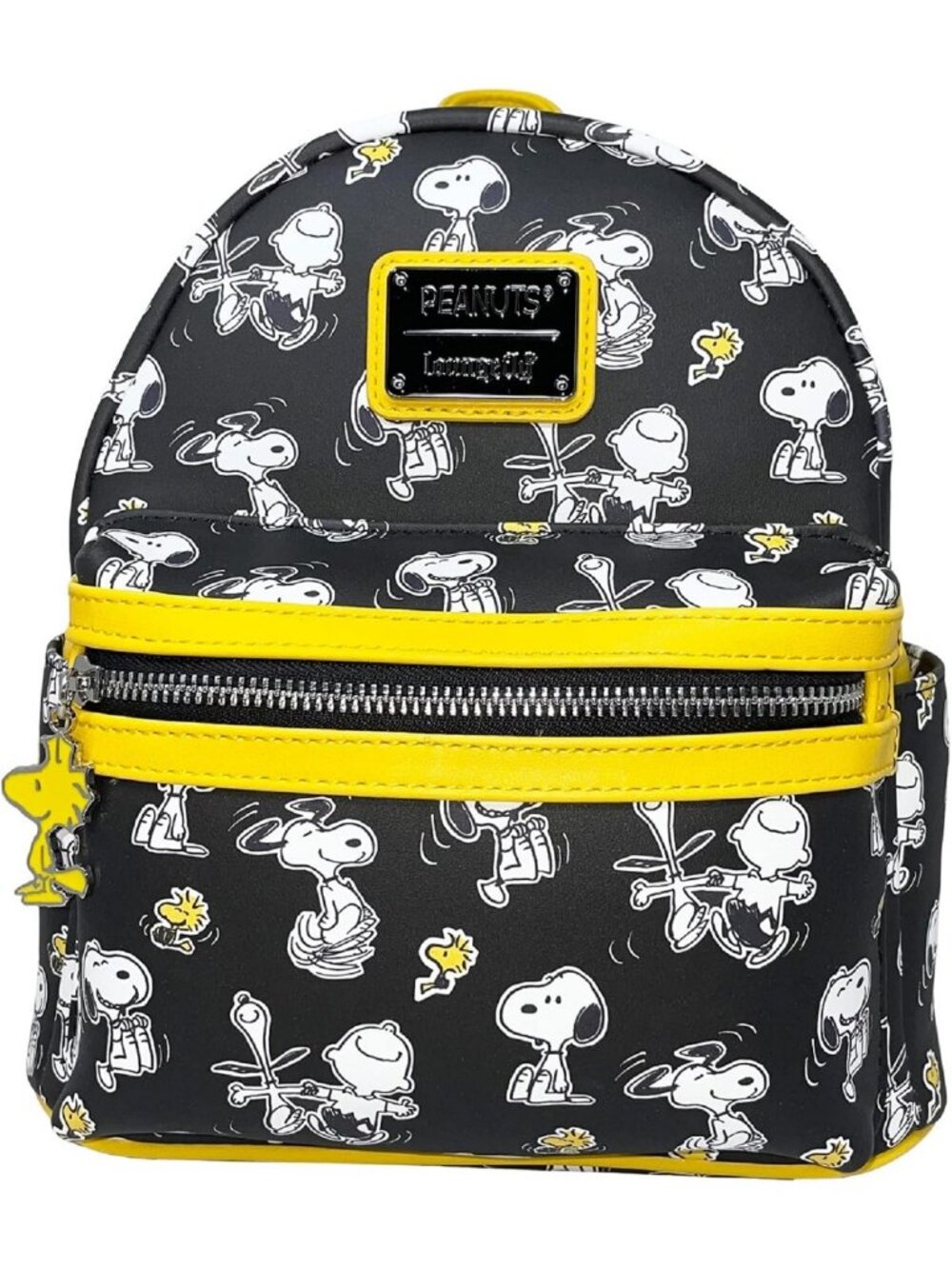 Snoopy & Charlie Brown Allover Print Women's Double Strap Shoulder Bag Purse